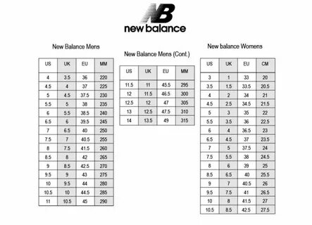 Размер кроссовок new balance женские
