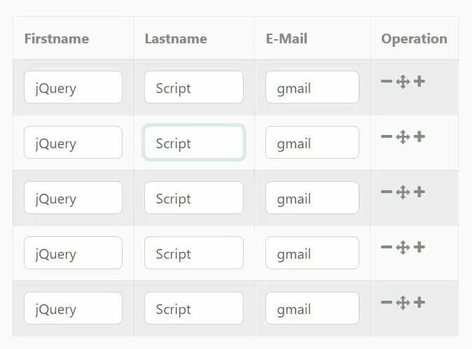 Listing script. Jquery таблица. jquery уроки для начинающих. jquery ui. jquery script.