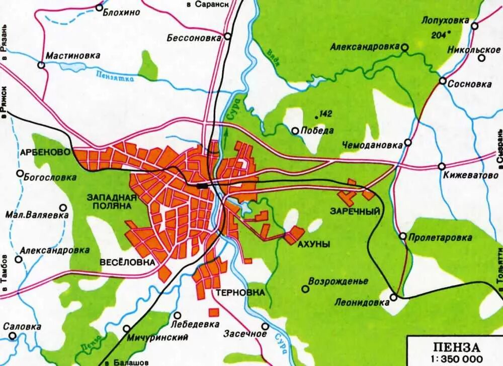 Карта города Пензы карта города. Г Пенза на карте. Районы г Пенза на карте. Пенза районы города.