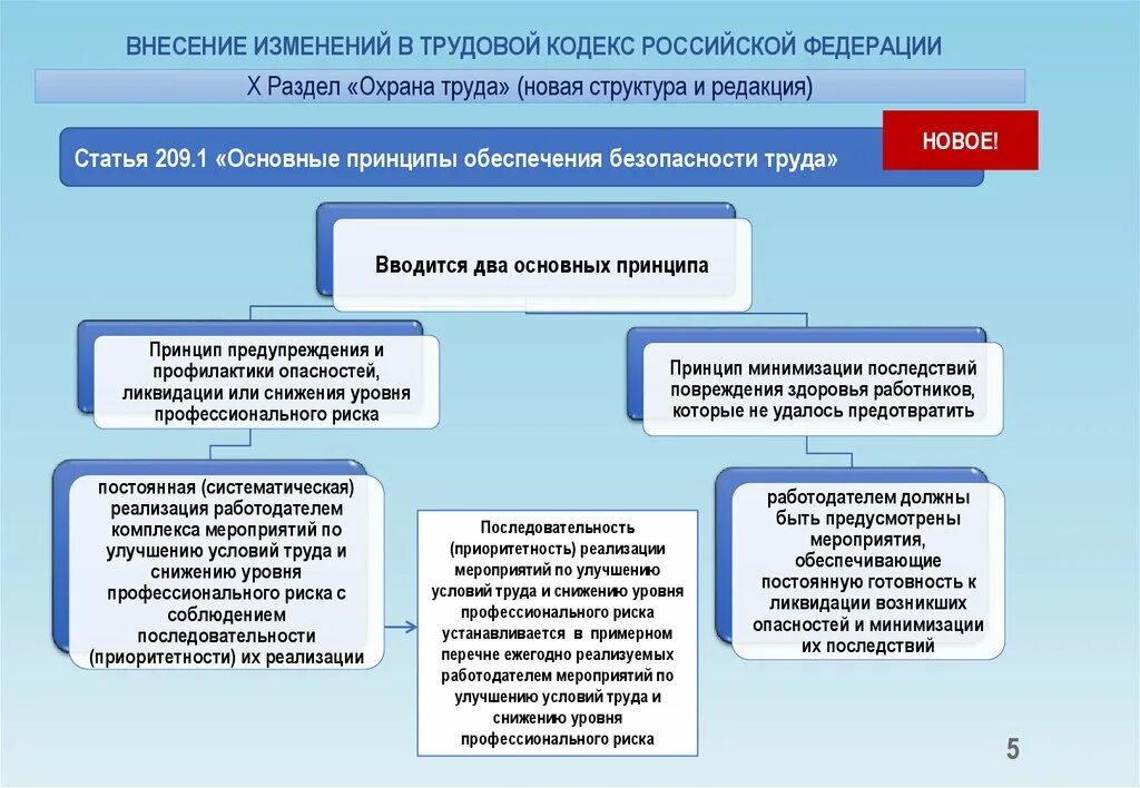 Изменения в фз 311. Основные принципы охраны труда. Основные принципы безопасности труда трудовой кодекс. Основные принципы обеспечения безопасной охраны труда. Трудовой кодекс охрана труда 2022.