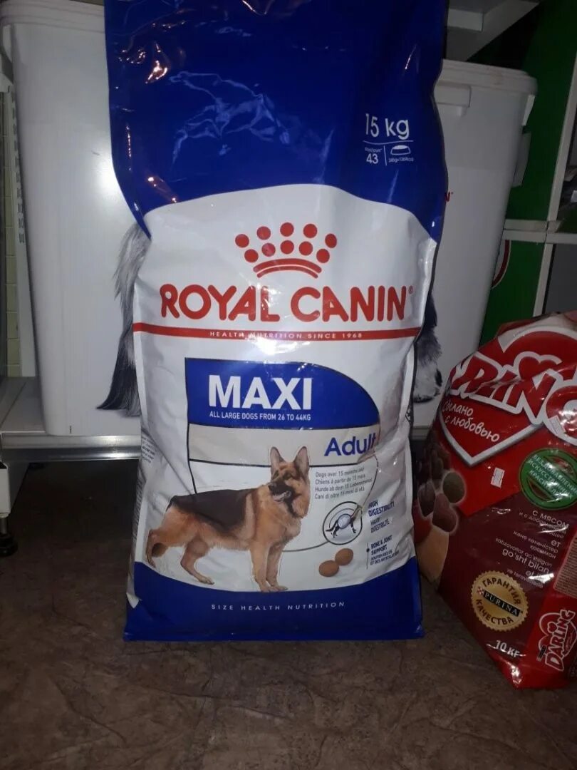 Корм royal canin maxi