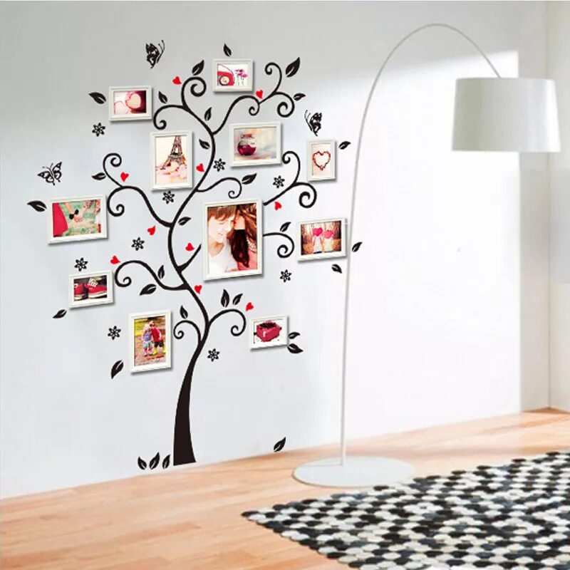 Декоративные наклейки для интерьера. Интерьерная наклейка дерево. Дерево на стене. Виниловые наклейки на стену.