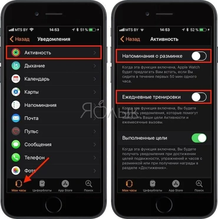 Как отключить уведомления на Apple watch. Уведомления на часы Apple watch. Как включить уведомление уведомления на эпл вотч. Уведомления на Apple watch сообщения. Как отключить двойные часы