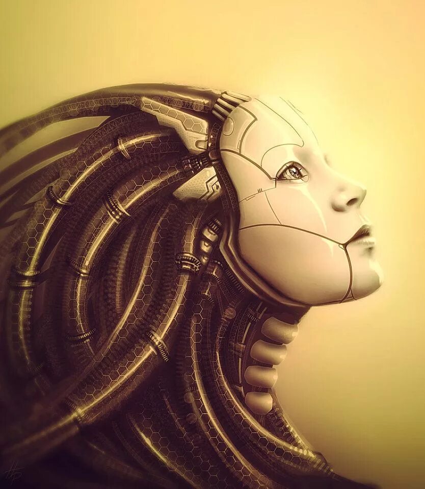 Искусственный интеллект арт. Робо девушки. Цифровое лицо. Андроид киборг. Шодан system shock 3.