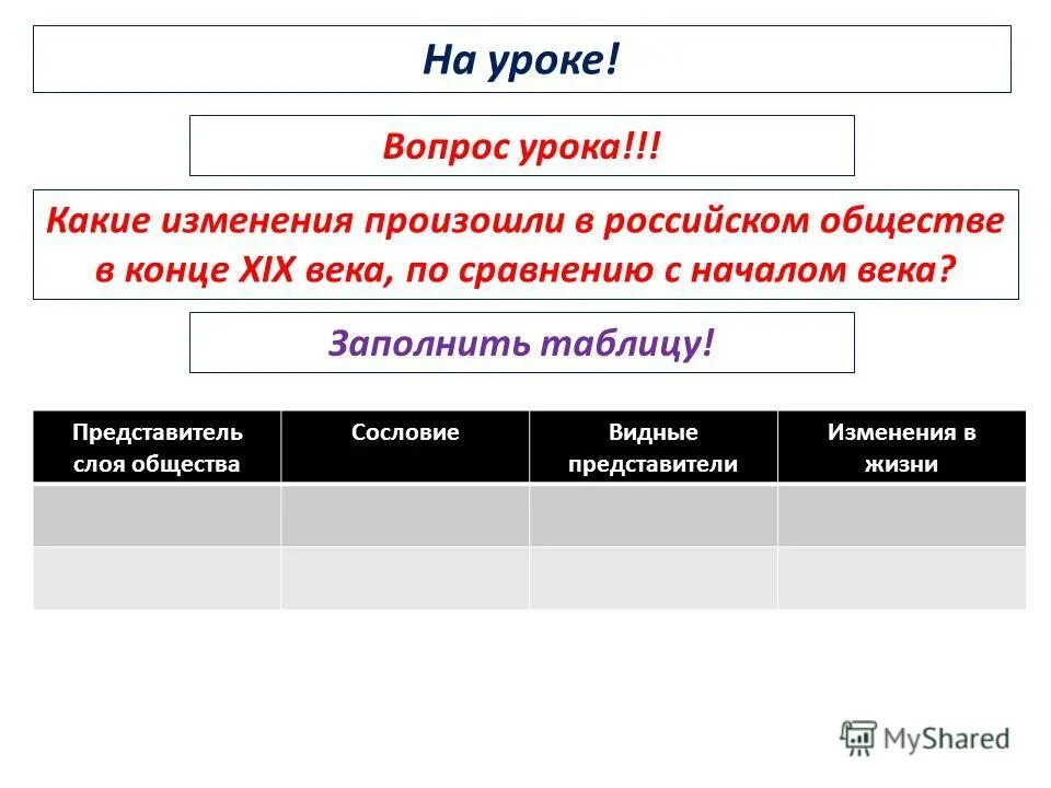 Какие изменения происходят в литературе. Социальных слоев в конце XIX века". Сословие российского общества с XIX века. Изменения в обществе 19 века таблица. Таблица российское общество в конце 19 века.