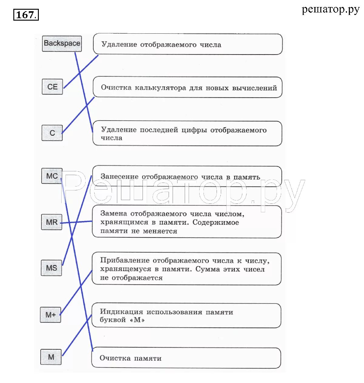 Информатика 5 класс босова рабочая тетрадь ответы. Информатика 5 класс номер 165. Информатика 5 класс номер 167.