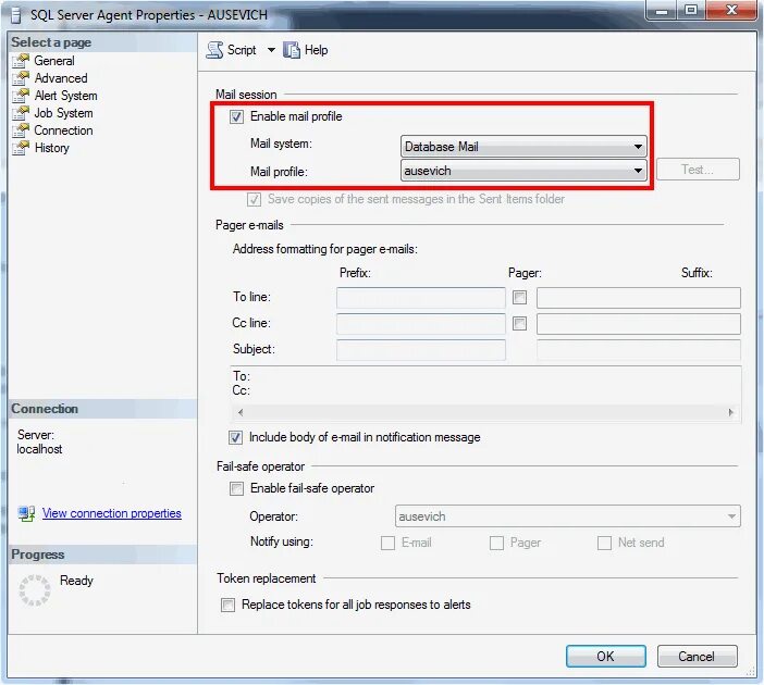 Mysql agent