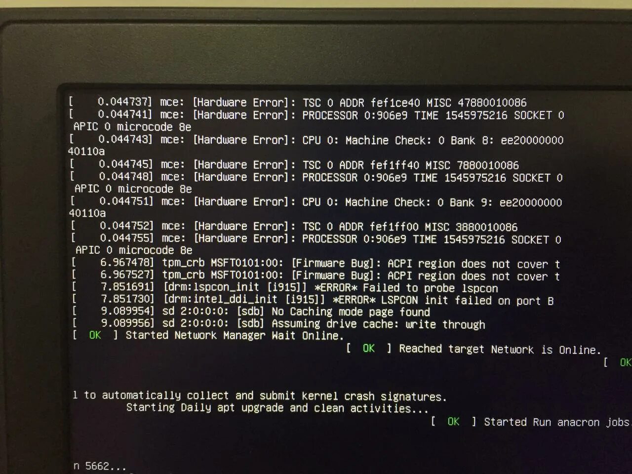Failed to run processor