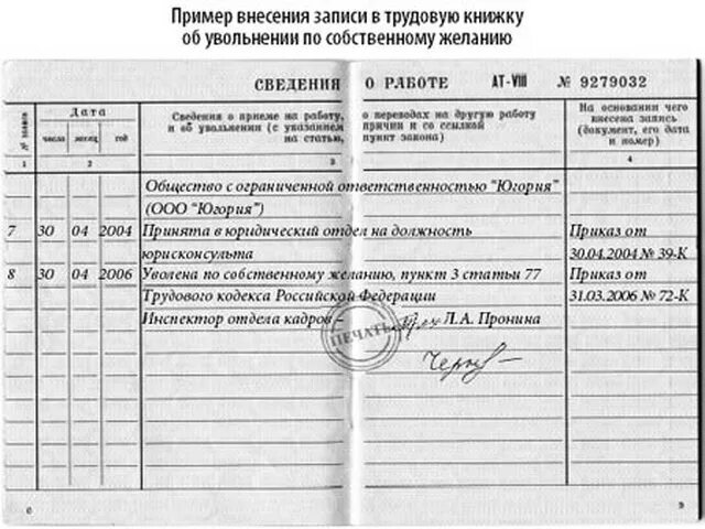 Ст трудового кодекса по собственному желанию. Увольнение по собственному желанию запись в трудовой. запись в трудовой книжке об увольнении дистанционного работника. заполнение трудовой книжки директора. запись в трудовой увольнение директора по собственному желанию.