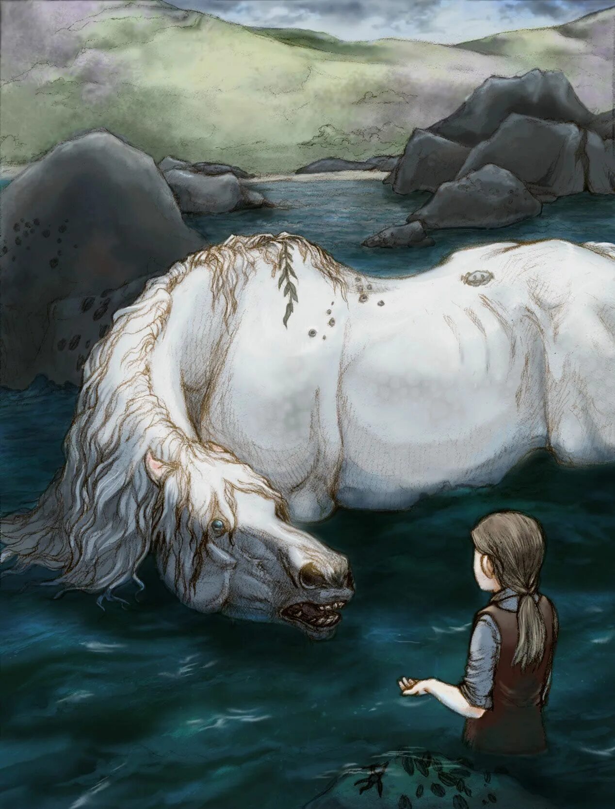 Водяная лошадь это. Келпи мифология. Келпи лошадь. Келпи лошадь мифология.