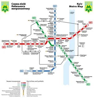 Карта киевского метро