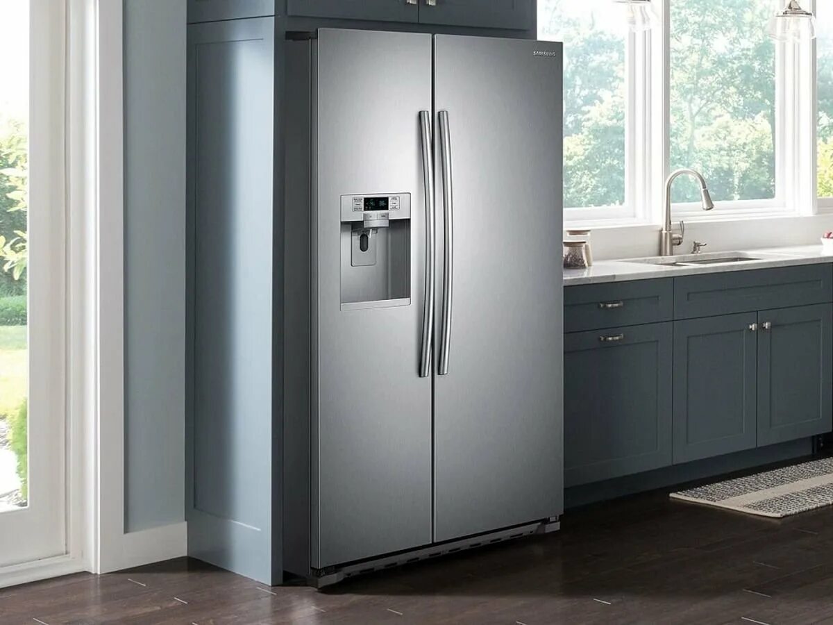 Side by side 1. Холодильник (side-by-side) gorenje nrs9182vxb1. холодильник (side-by-side) samsung rs63r5571f8. холодильник (side-by-side) gorenje nrs918fmx.