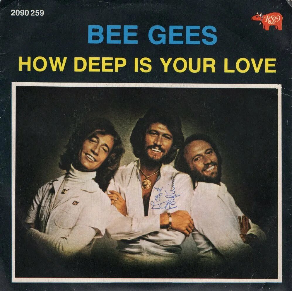 Песня е лов е лов. Группа Bee Gees. Bee Gees how Deep is your Love обложка. Bee Gees 1977. Bee Gees обложка.