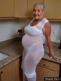 XXX Free devil pregnant white hair night portrait big ass nude pic.