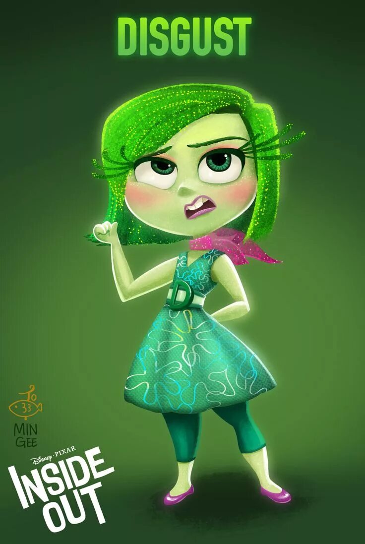 Out disgust. Брезгливость inside out. персонажи головоломки брезгливость. головоломка дисней брезгливость.