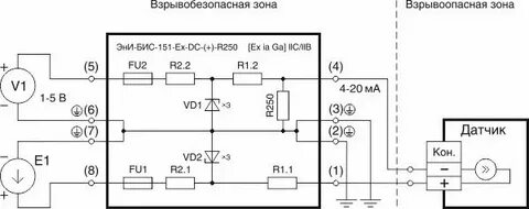 Схемы подключение датчиков тока