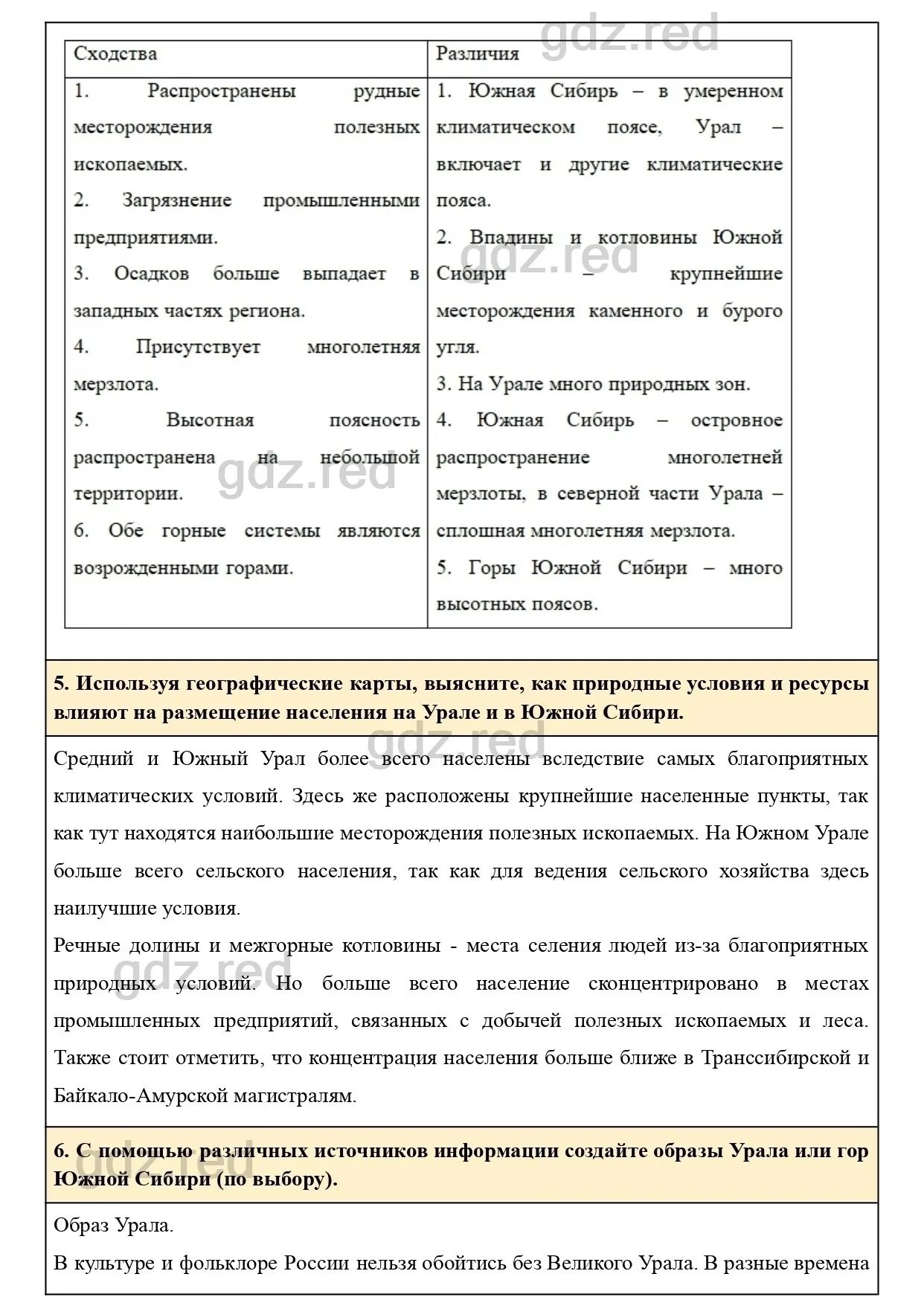 Характеристика уральских гор таблица Помогите пожалуйста, описание Уральских гор по плану.