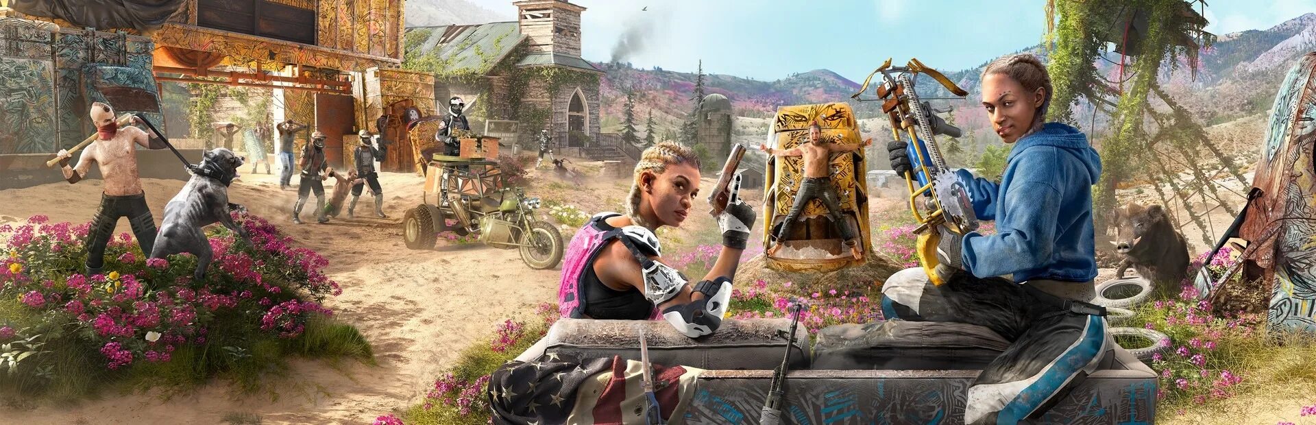 Far cry new отзывы. Far Cry New Dawn. Аванпосты фар край New Dawn. Far Cry New Dawn Deluxe Edition. Ирвин Смоллс far Cry New Dawn.