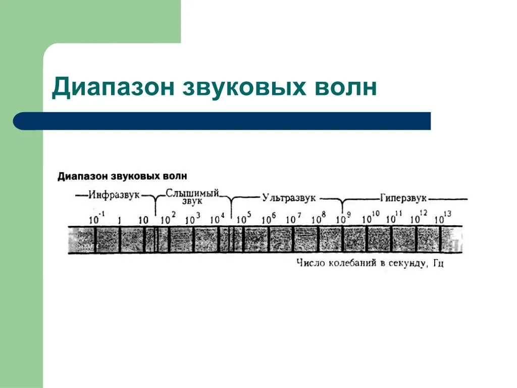 Частота звука называется. Звуковые волны диапазоны звуковых частот.. Диапазоны звуковых волн таблица. Спектр частот акустических волн. Шкала акустических волн.