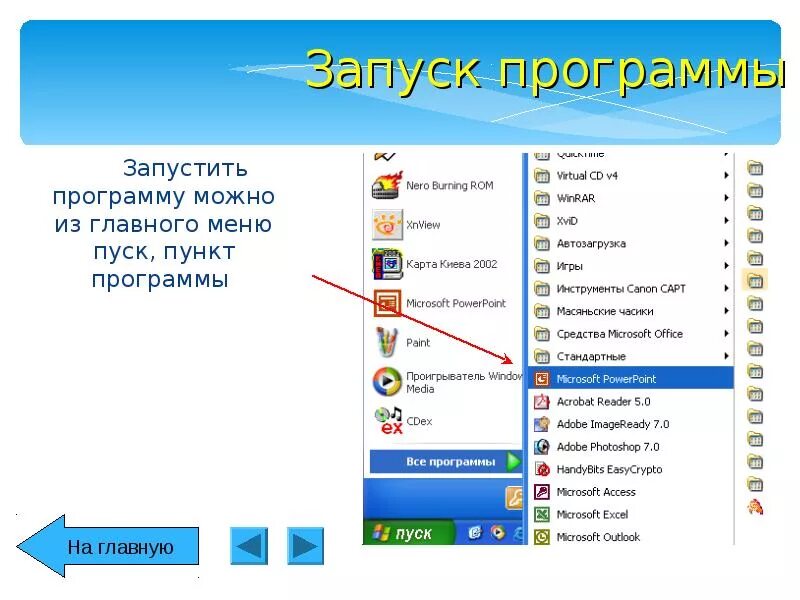 Зайди в программу. Запуск программы повер поинт. Как запустить программу повер поинт. Как запустить программу. Запуск программы MS POWERPOINT.