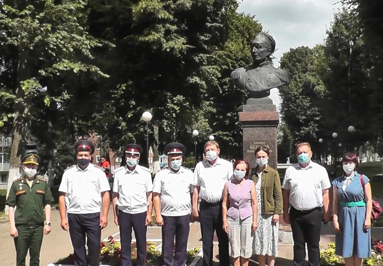 Вязьма день Победы в парке Нахимова. Город Вязьма музей п.с. Нахимова. Митинг посвященный 220 летию Нахимова в Вязьме 5 июля 2022. Вяземский 5 7