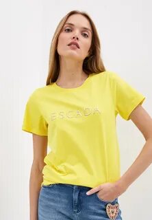 Светло желтые женские футболки и майки roxy