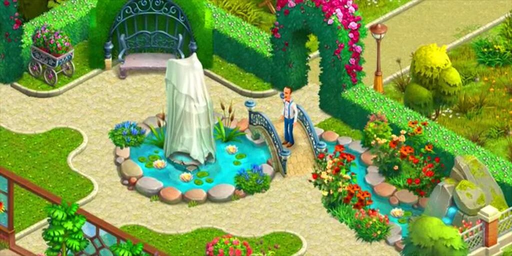 Собака из игры gardenscapes. Gardenscapes новый год. Игра gardenscapes заброшенный парк. Остин гарденскейпс. Gardenscapes комнаты.