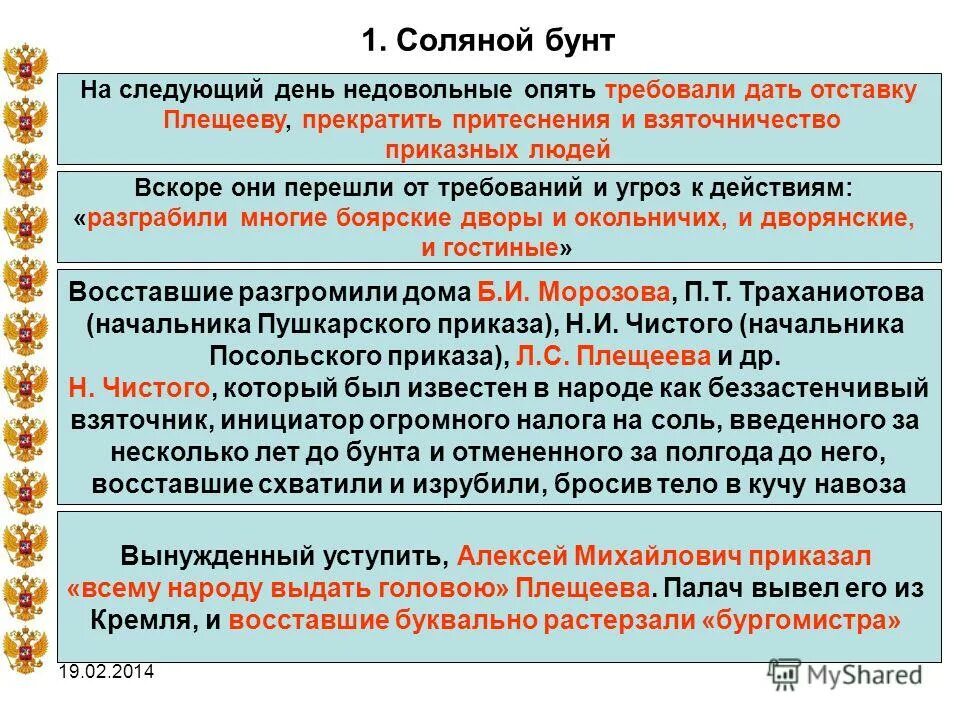 Плещеев соляной бунт. Морозов соляной бунт. Цели соляного бунта. Соляной бунт краткое презентация.