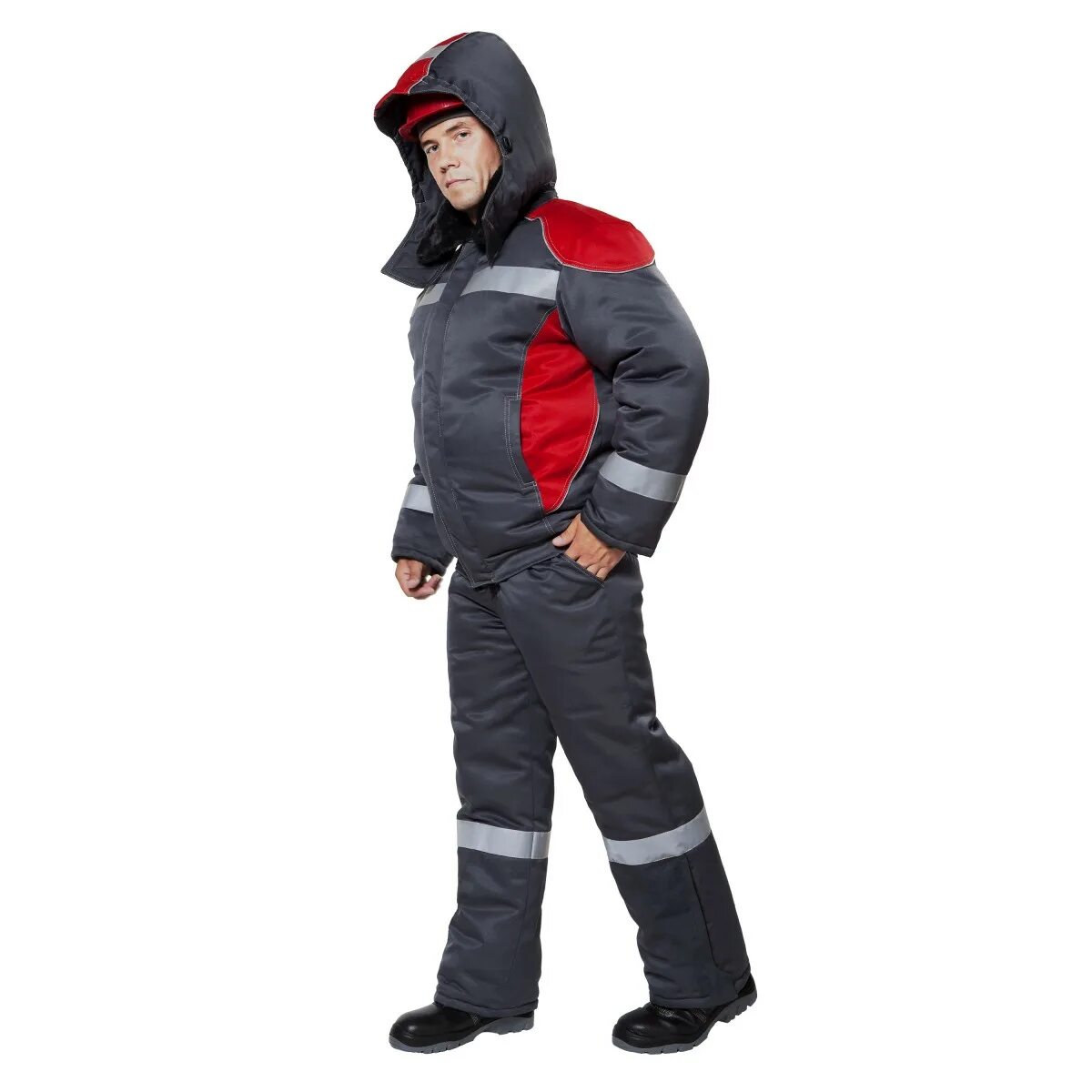 комбинезон мужской зимний. 48-50/3-4). зимний полукомбинезон куртка мужской. костюм спец-антистат ут цв. полукомбинезон утеплённый тк.