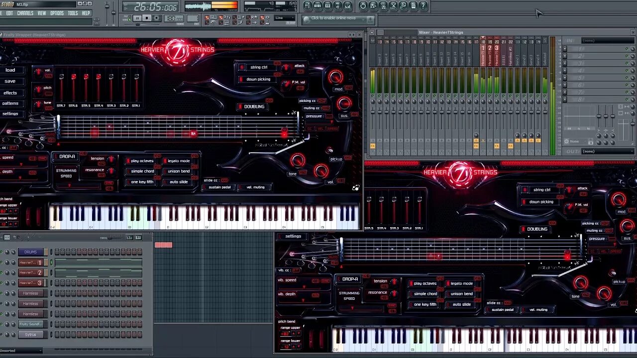 Плагин электрогитары для fl studio. Электрогитара для FL Studio 20. Heavier 7 Strings VST. Плагин гитары для FL Studio 20. VST гитарные плагины для FL Studio.