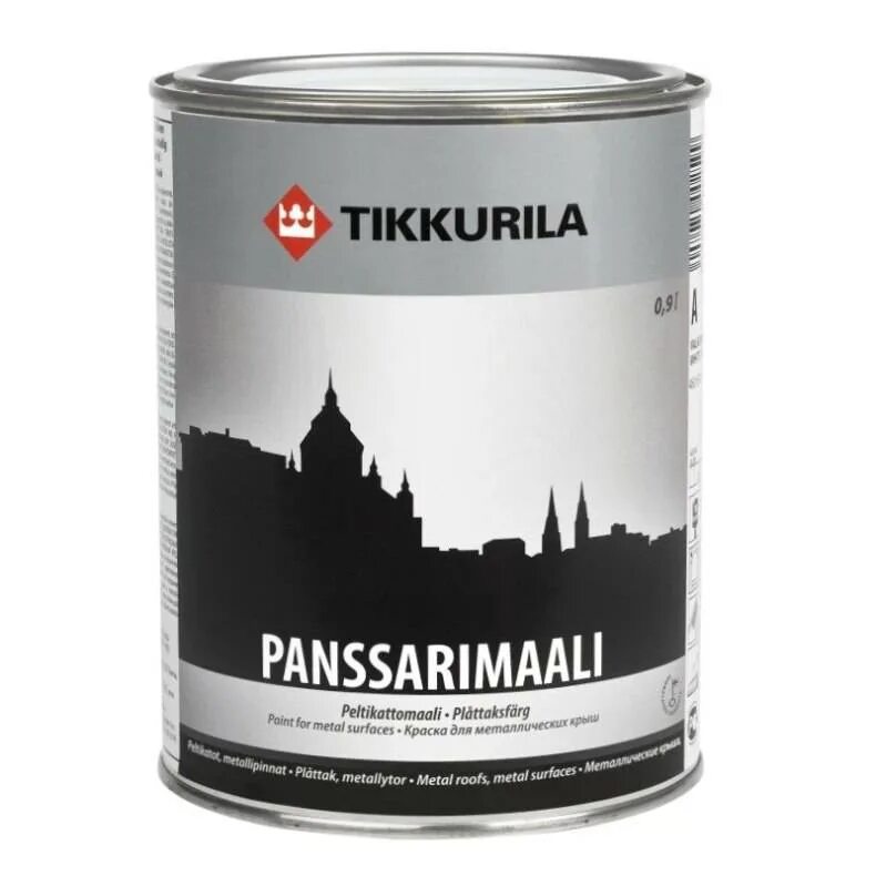 Краска для крыши из металла. Краска Tikkurila Panssarimaali. Алкидная краска Тиккурила. Пансаримаали краска по металлу и оцинковке 9л. Tikkurila эмаль Panssarimaali с п/глянц./Пансаримали 2,7л.