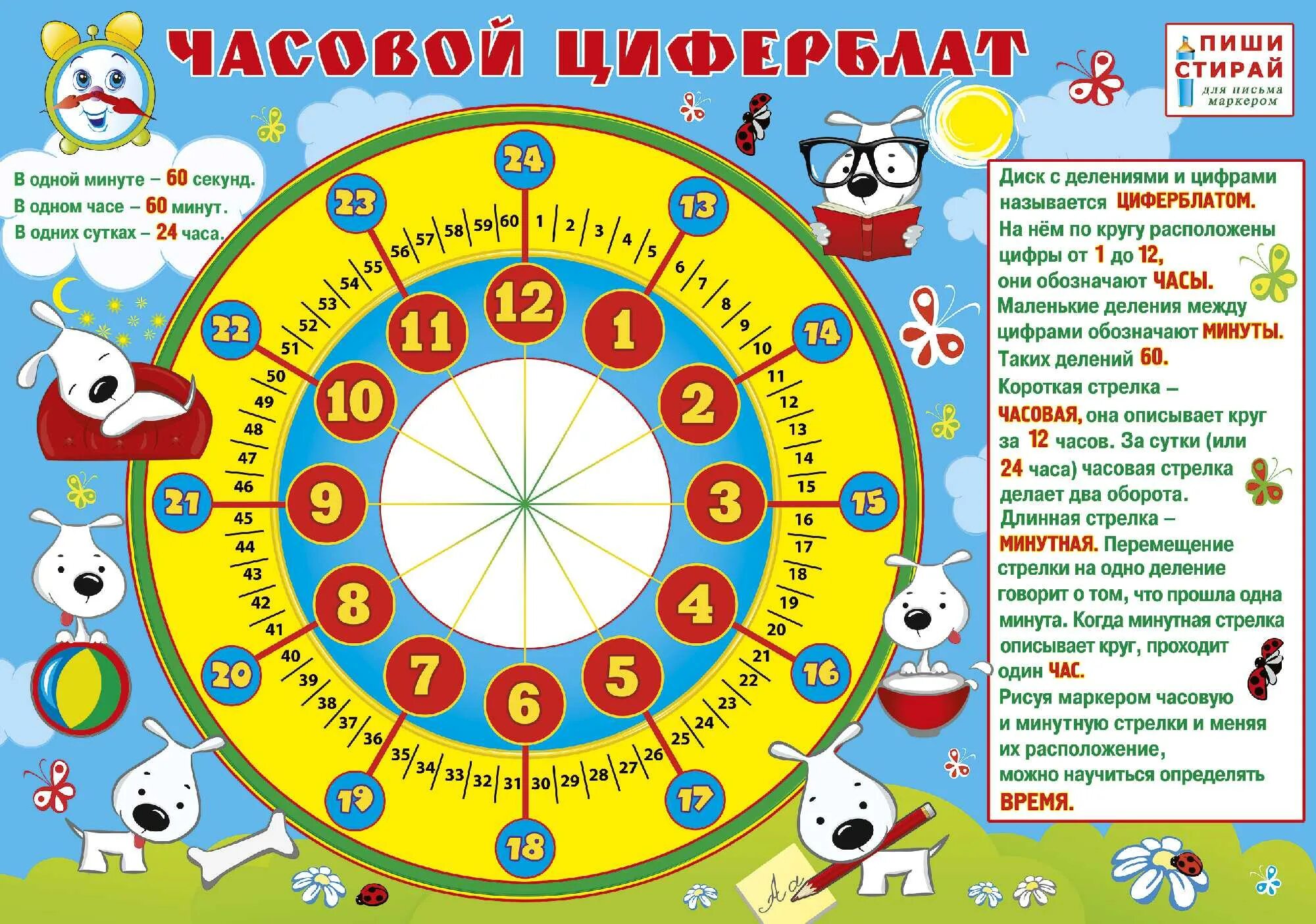 Как выучить время с ребенком