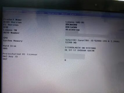 Lenovo g50 30 bios