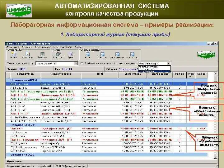 Контроль исполнения программы