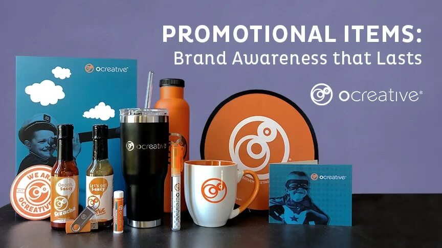 Brand items. Drink promotional items. Branded items best.