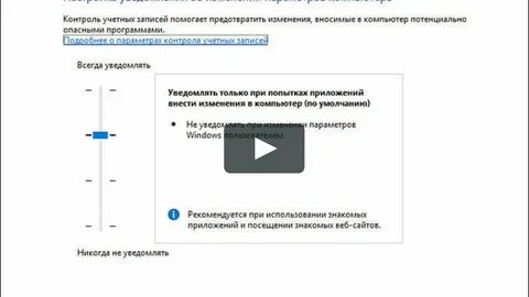 Контроль данных учетной записи