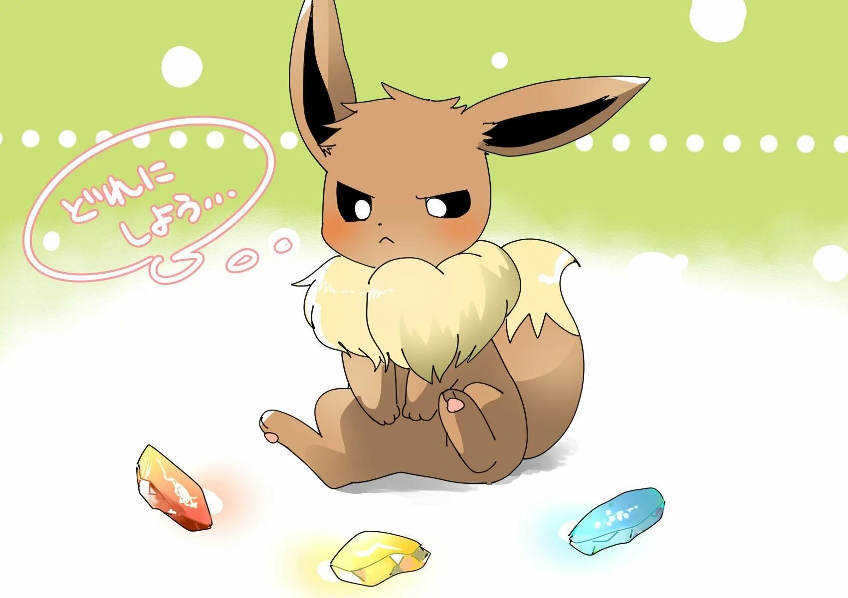 Иви ангел. Покемон Eevee. Иви покемон. Pokemon Eevee Evolution. Eevee Art.