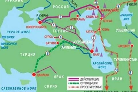 Транспортная карта каспий
