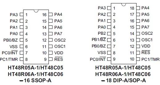 Ht48r06a-1. Даташит микросхемы 16f648a. Ht48r06a-1 программирование. Ht48r06a-1 ssop16.