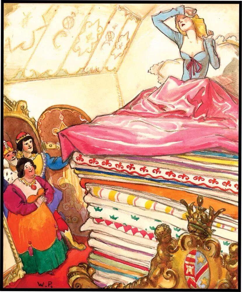 перина на золотом ложе. принцесса на горошине: сказки. принцесса на горошине. иллюстрации к сказкам андерсена принцесса на горошине. ганс кристиан андерсен.