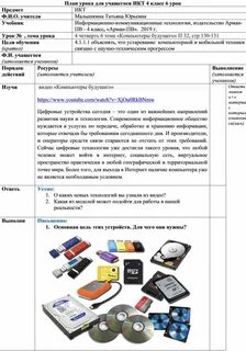 Икт 4 класс
