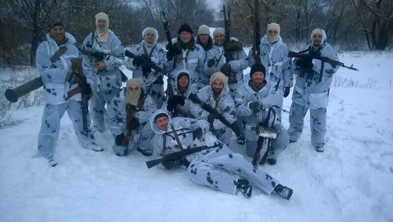 Добровольцы в армию. Экипировка батальона Спарта.