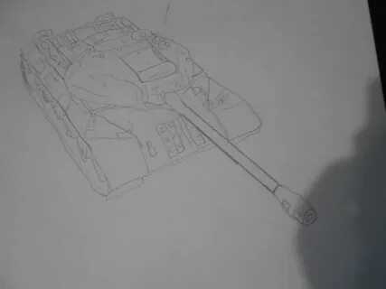 Как нарисовать танк ис