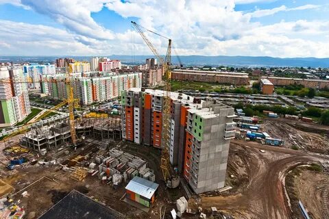 Новый микрорайон в красноярске
