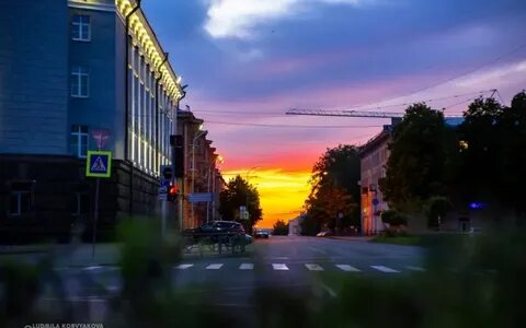 Петрозаводск ночью