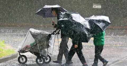Heavy rain weather