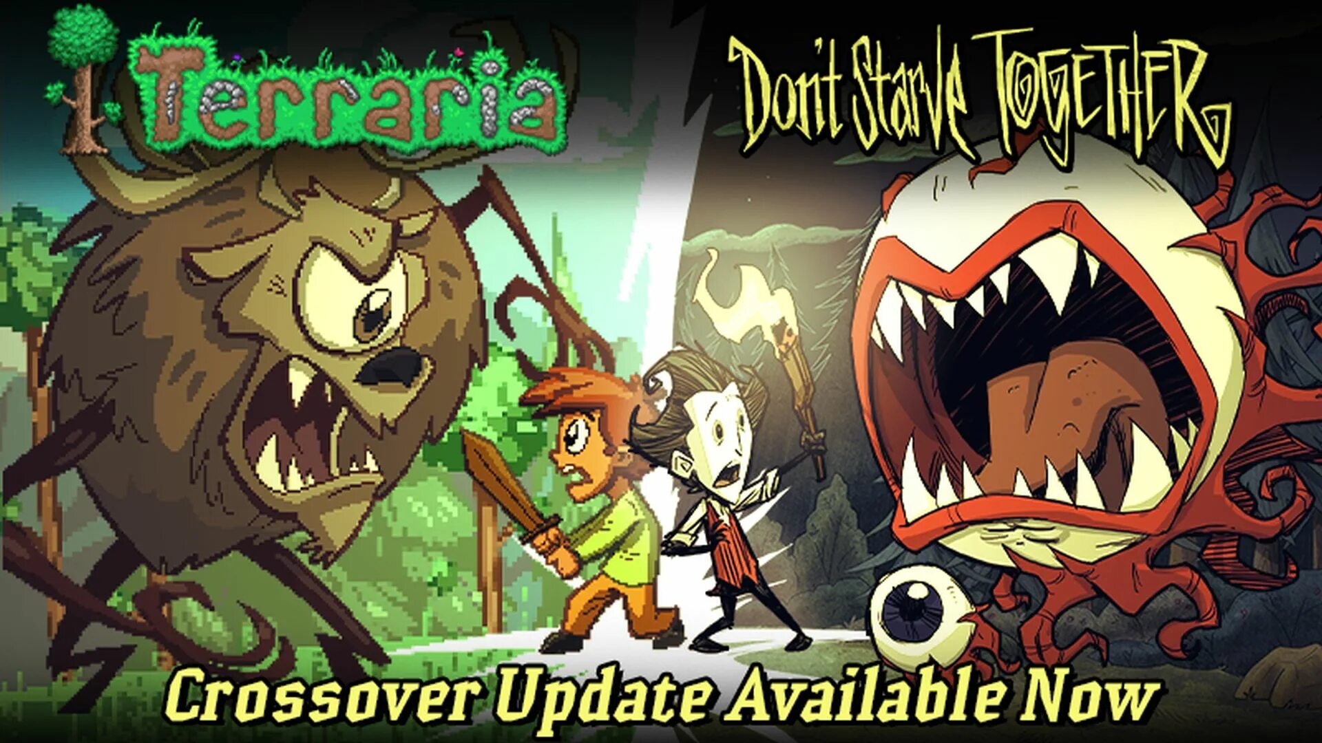 Коллаборация Terraria и don't Starve together. Terraria донт старв. Коллаборация Terraria и don't Starve. Террария и донт старв кроссовер.