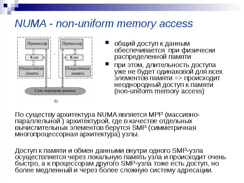 Предоставить доступ к памяти. Системы с неоднородным доступом к памяти. Системы с неоднородным доступом к памяти numa. Неоднородный доступ к памяти. Гибридная архитектура с неоднородным доступом к памяти.