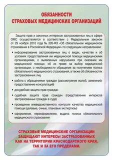 Медицинское страхование медицинское страхование обязанности