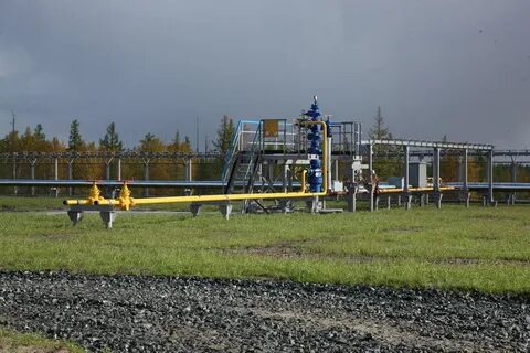 Куст газовых скважин